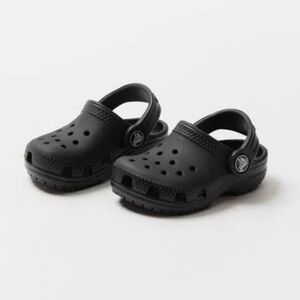 CROCS Kids Black Slip-On Clog with Vent Holes